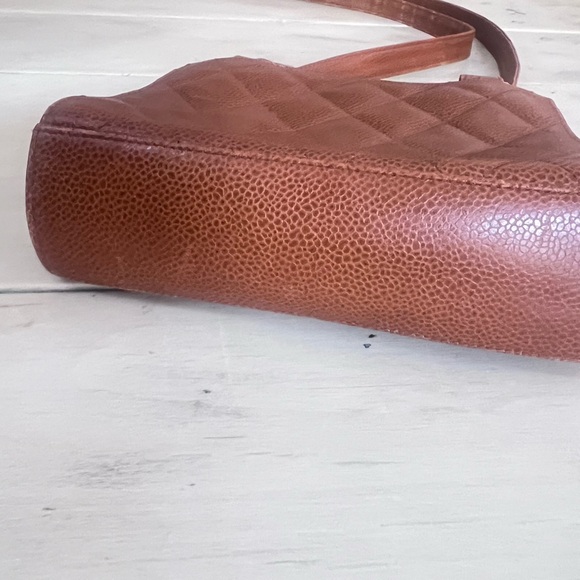 Chanel Cognac Quilted Crossbody Bag - Picture 3 of 16